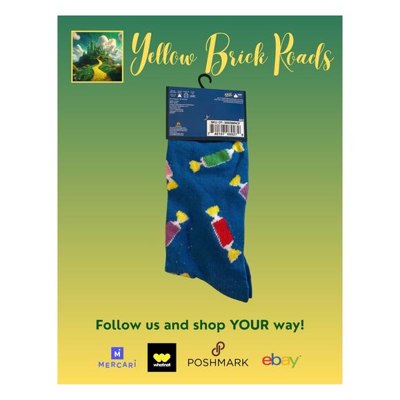 NEW JOLLY RANCHERS Candy Novelty Socks - Picture 4 of 4